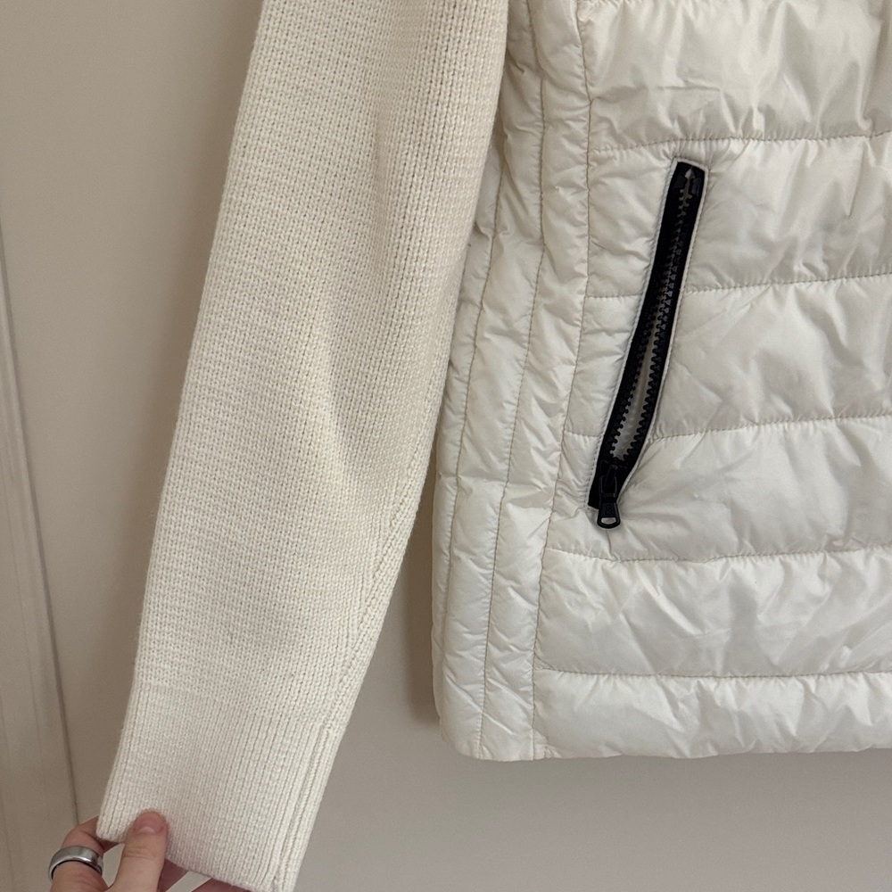 Lou & Grey Sweater Puffer Jacket SZ S - Picture 4 of 8